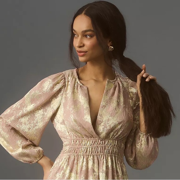 Anthropologie The Long-Sleeve Somerset Mini Dress - Picture 6 of 11